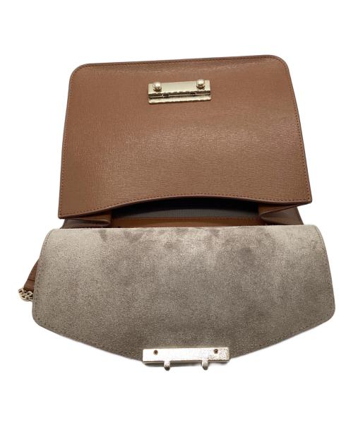FURLA（フルラ）FURLA (フルラ) メトロポリスチェーンショルダーバッグ ブラウン サイズ:-の古着・服飾アイテム