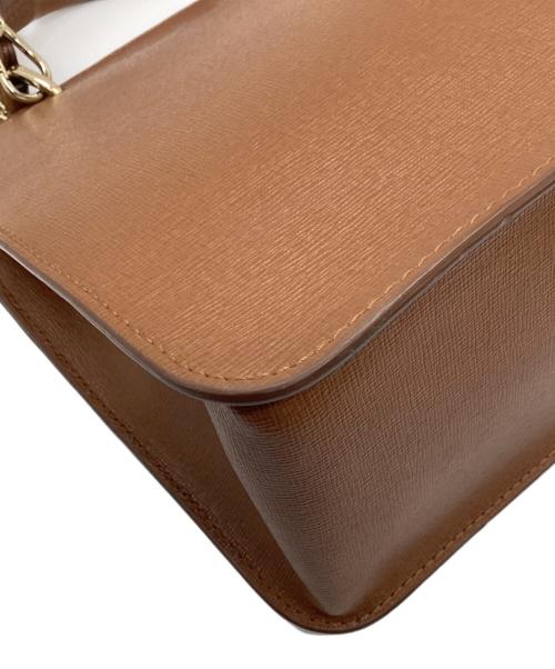 FURLA（フルラ）FURLA (フルラ) メトロポリスチェーンショルダーバッグ ブラウン サイズ:-の古着・服飾アイテム