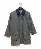 Barbourバブアー）の古着「BORDER WAX JACKET　2002033」｜ネイビー