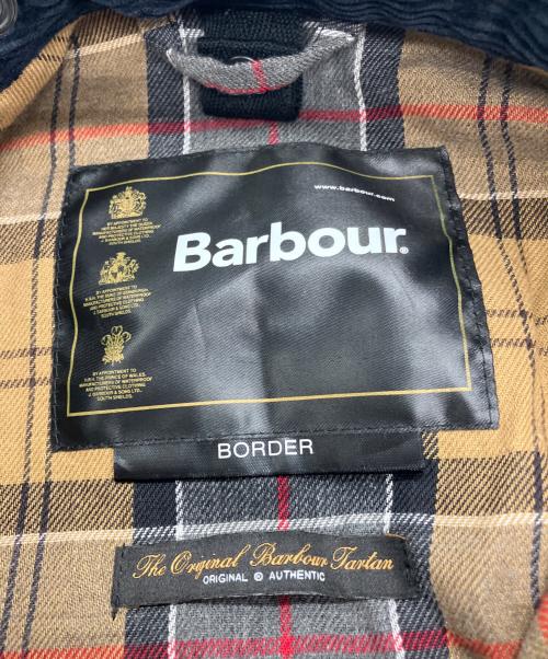 Barbour（バブアー）Barbour (バブアー) BORDER WAX JACKET　2002033 ネイビー サイズ:36の古着・服飾アイテム