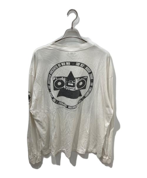 SAINT MICHAEL（セントマイケル）SAINT MICHAEL (セントマイケル) KLF LS TEE　SM-HR1-0000-C05 ホワイト サイズ:XXLの古着・服飾アイテム