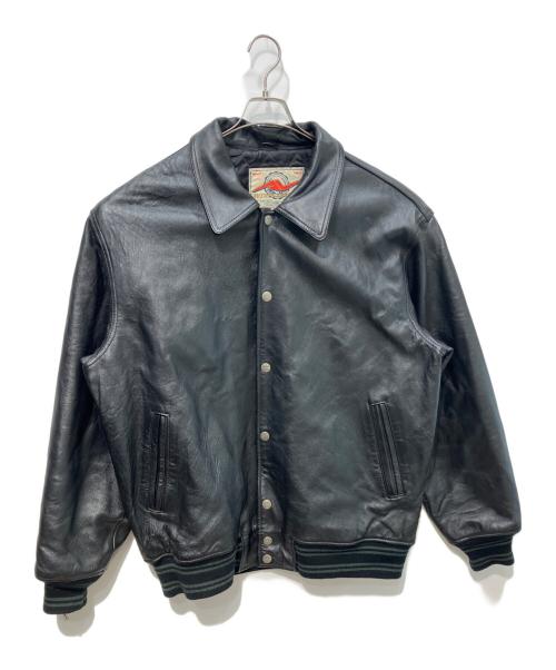 AVIREX（アヴィレックス）AVIREX (アヴィレックス) ラムスキンバーシティージャケット　612151 ブラック サイズ:XLの古着・服飾アイテム