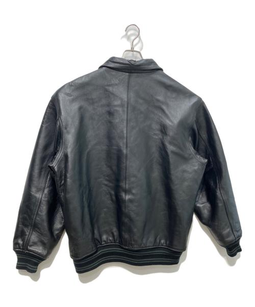 AVIREX（アヴィレックス）AVIREX (アヴィレックス) ラムスキンバーシティージャケット　612151 ブラック サイズ:XLの古着・服飾アイテム