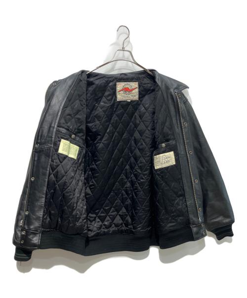 AVIREX（アヴィレックス）AVIREX (アヴィレックス) ラムスキンバーシティージャケット　612151 ブラック サイズ:XLの古着・服飾アイテム