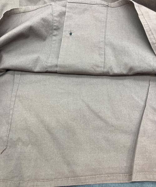 HERMES（エルメス）HERMES (エルメス) シェルボタンオープンカラーシャツ　マルジェラ期 ブラウン サイズ:36の古着・服飾アイテム