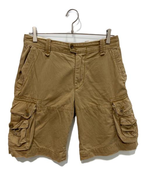 POLO RALPH LAUREN（ポロ・ラルフローレン）POLO RALPH LAUREN (ポロ・ラルフローレン) カーゴハーフパンツ ベージュ サイズ:30の古着・服飾アイテム