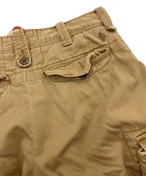 POLO RALPH LAUREN（ポロ・ラルフローレン）POLO RALPH LAUREN (ポロ・ラルフローレン) カーゴハーフパンツ ベージュ サイズ:30の古着・服飾アイテム