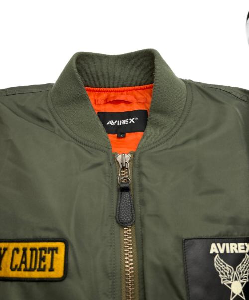 AVIREX（アヴィレックス）AVIREX (アヴィレックス) Disney (ディズニー) MA-1ジャケット オリーブ サイズ:Lの古着・服飾アイテム