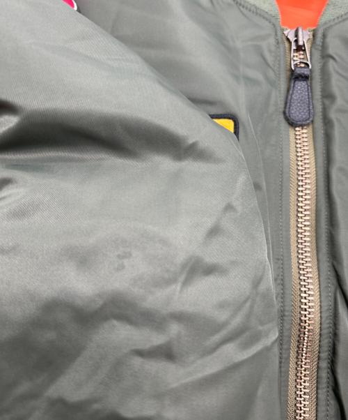 AVIREX（アヴィレックス）AVIREX (アヴィレックス) Disney (ディズニー) MA-1ジャケット オリーブ サイズ:Lの古着・服飾アイテム