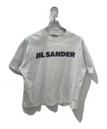 JIL SANDER（ジルサンダー）の古着「オーバーサイズロゴプリントtTシャツ　JSMS707045」｜ホワイト
