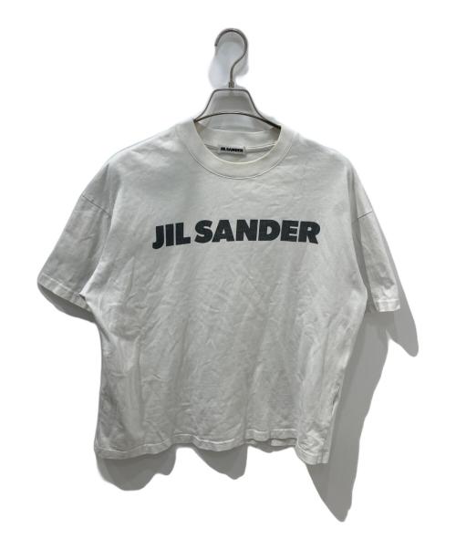 JIL SANDER（ジルサンダー）JIL SANDER (ジルサンダー) オーバーサイズロゴプリントtTシャツ　JSMS707045 ホワイト サイズ:Sの古着・服飾アイテム