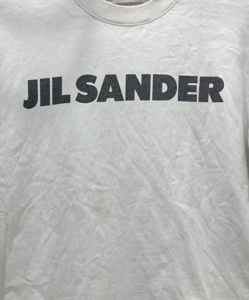 JIL SANDER（ジルサンダー）JIL SANDER (ジルサンダー) オーバーサイズロゴプリントtTシャツ　JSMS707045 ホワイト サイズ:Sの古着・服飾アイテム
