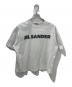 JIL SANDER（ジルサンダー）の古着「オーバーサイズロゴプリントtTシャツ　JSMS707045」｜ホワイト