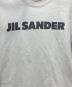 中古・古着 JIL SANDER (ジルサンダー) オーバーサイズロゴプリントtTシャツ　JSMS707045 ホワイト サイズ:S：14000円