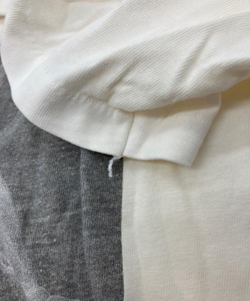 Hanes（ヘインズ）Hanes (ヘインズ) 90sアートプリントTシャツ　CHRISTINA HOPE 袖/裾シングル ホワイト サイズ:Mの古着・服飾アイテム