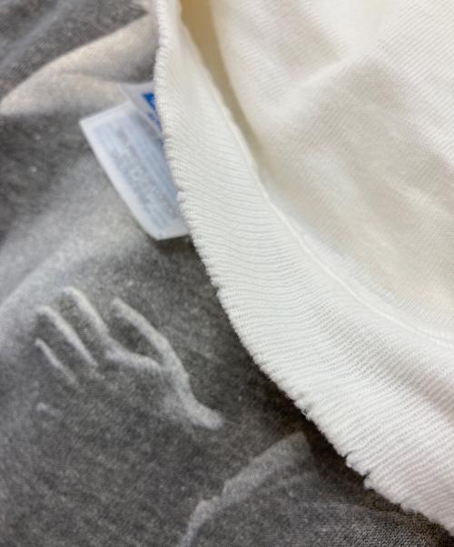 Hanes（ヘインズ）Hanes (ヘインズ) 90sアートプリントTシャツ　CHRISTINA HOPE 袖/裾シングル ホワイト サイズ:Mの古着・服飾アイテム
