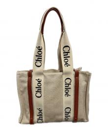 Chloe（クロエ）の古着「Woodyトートバッグ」｜ベージュ