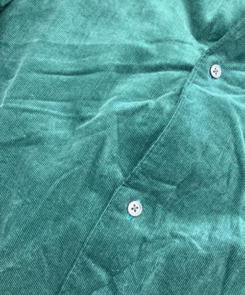 Graphpaper（グラフペーパー）Graphpaper (グラフペーパー) Suvin Corduroy Stand Collar グリーン サイズ:Fの古着・服飾アイテム