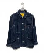 LEVI'S REDリーバイス レッド）の古着「ENGINEERED COAT THE LIGHTS GO OUT/」｜インディゴ