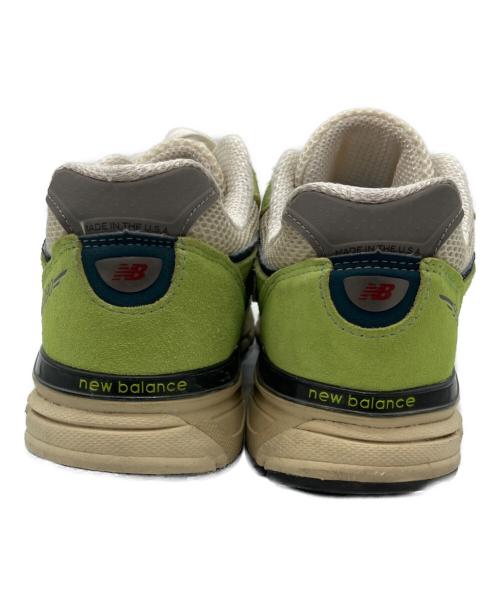 NEW BALANCE（ニューバランス）NEW BALANCE (ニューバランス) U990NB4 ローカットスニーカー グリーン サイズ:27cmの古着・服飾アイテム