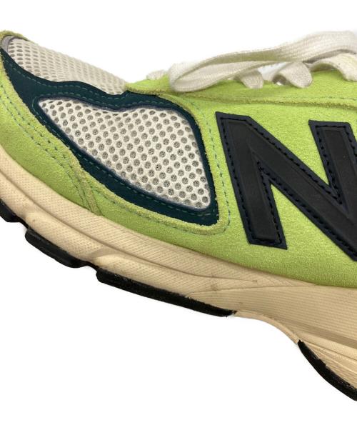 NEW BALANCE（ニューバランス）NEW BALANCE (ニューバランス) U990NB4 ローカットスニーカー グリーン サイズ:27cmの古着・服飾アイテム