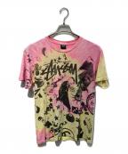 stussyステューシー）の古着「タイダイプリントTシャツ」｜マルチカラー