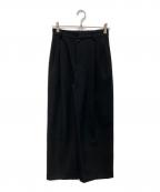 Whim Gazetteウィムガゼット）の古着「ジュートライクタックパンツ　WGZ1051202A0002」｜ブラック