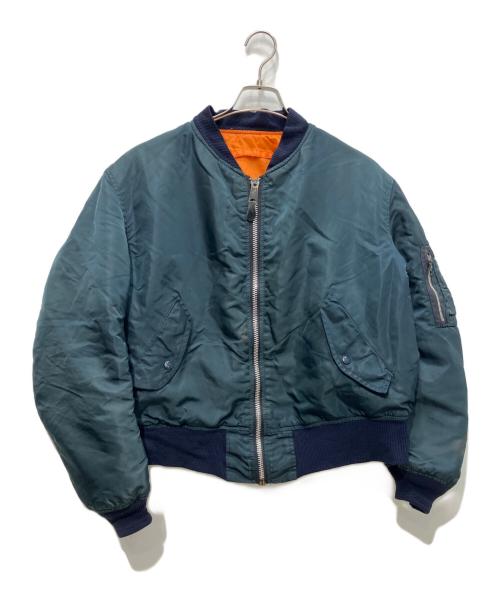 ALPHA（アルファ）ALPHA (アルファ) MA-1ジャケット ネイビー サイズ:Lの古着・服飾アイテム