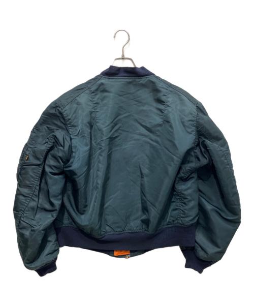 ALPHA（アルファ）ALPHA (アルファ) MA-1ジャケット ネイビー サイズ:Lの古着・服飾アイテム