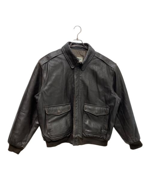 L.L.Bean（エルエルビーン）L.L.Bean (エルエルビーン) A-2 レザーフライトジャケット ブラウン サイズ:XLの古着・服飾アイテム