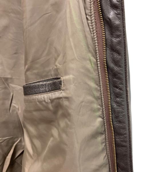 L.L.Bean（エルエルビーン）L.L.Bean (エルエルビーン) A-2 レザーフライトジャケット ブラウン サイズ:XLの古着・服飾アイテム