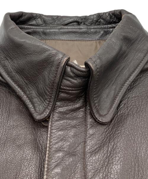 L.L.Bean（エルエルビーン）L.L.Bean (エルエルビーン) A-2 レザーフライトジャケット ブラウン サイズ:XLの古着・服飾アイテム