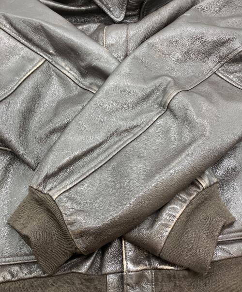 L.L.Bean（エルエルビーン）L.L.Bean (エルエルビーン) A-2 レザーフライトジャケット ブラウン サイズ:XLの古着・服飾アイテム