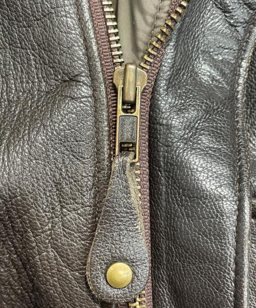 L.L.Bean（エルエルビーン）L.L.Bean (エルエルビーン) A-2 レザーフライトジャケット ブラウン サイズ:XLの古着・服飾アイテム
