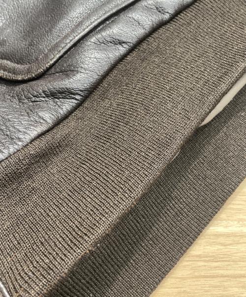 L.L.Bean（エルエルビーン）L.L.Bean (エルエルビーン) A-2 レザーフライトジャケット ブラウン サイズ:XLの古着・服飾アイテム