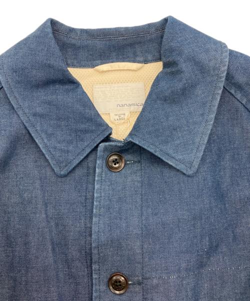 nanamica（ナナミカ）nanamica (ナナミカ) 21SS　Denim Short Field Coat インディゴ サイズ:Ｌの古着・服飾アイテム