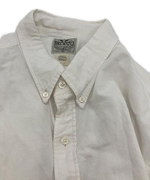 RRL（ダブルアールエル）RRL (ダブルアールエル) ボタンダウンシャツ ホワイト サイズ:Lの古着・服飾アイテム