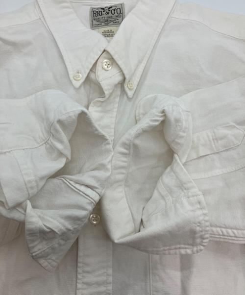 RRL（ダブルアールエル）RRL (ダブルアールエル) ボタンダウンシャツ ホワイト サイズ:Lの古着・服飾アイテム