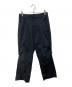 SAN SAN GEAR（サンサンギア）の古着「24SS SNAP STRETCH PANTS　SG2401PT02」｜ブラック