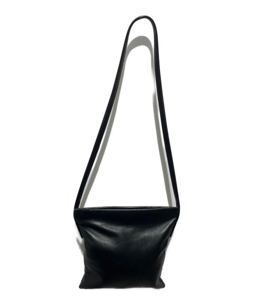 LOEWE（ロエベ）LOEWE (ロエベ) レザーショルダーバッグ ブラック サイズ:-の古着・服飾アイテム