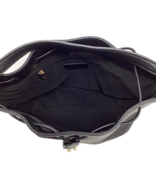 FURLA（フルラ）FURLA (フルラ) アテナ 巾着ショルダーバッグ　WB00541 ブラックの古着・服飾アイテム