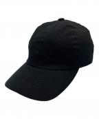 ULTERIORアルテリア）の古着「WASHED VINTAGE TWILL 6 PANELED CAP」｜ブラック