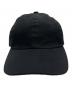 中古・古着 ULTERIOR (アルテリア) WASHED VINTAGE TWILL 6 PANELED CAP ブラック サイズ:-：7000円