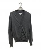 Maison Margielaメゾンマルジェラ）の古着「Builted In Flocking Sleeve Knit Cardigan」｜グレー