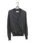 Maison Margiela（メゾンマルジェラ）の古着「Builted In Flocking Sleeve Knit Cardigan」｜グレー