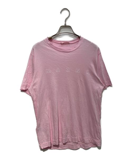 MARNI（マルニ）MARNI (マルニ) プリントTシャツ　 キッズ規格　M01466 ピンク サイズ:14の古着・服飾アイテム