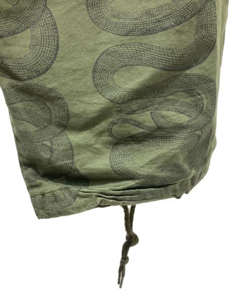 Hysteric Glamour（ヒステリックグラマー）Hysteric Glamour (ヒステリックグラマー) SNAKE LOOP柄 6ポケット カーゴパンツ　02223AP08 グリーン サイズ:Lの古着・服飾アイテム