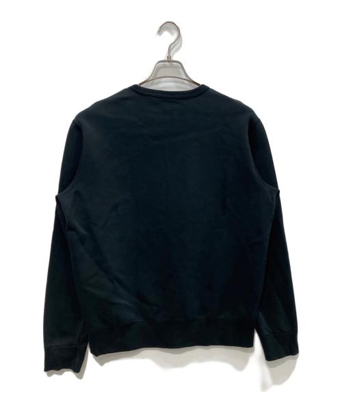 POLO RALPH LAUREN（ポロ・ラルフローレン）POLO RALPH LAUREN (ポロ・ラルフローレン) Vガゼットクルーネックスウェット ブラック サイズ:Mの古着・服飾アイテム
