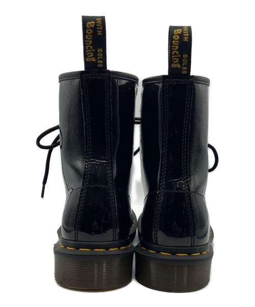 Dr.Martens（ドクターマーチン）Dr.Martens (ドクターマーチン) エナメル8ホールブーツ ブラック サイズ:UK5の古着・服飾アイテム