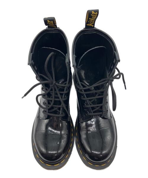 Dr.Martens（ドクターマーチン）Dr.Martens (ドクターマーチン) エナメル8ホールブーツ ブラック サイズ:UK5の古着・服飾アイテム